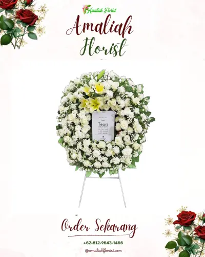 Krans Bunga Duka Cita di Korpri Jaya